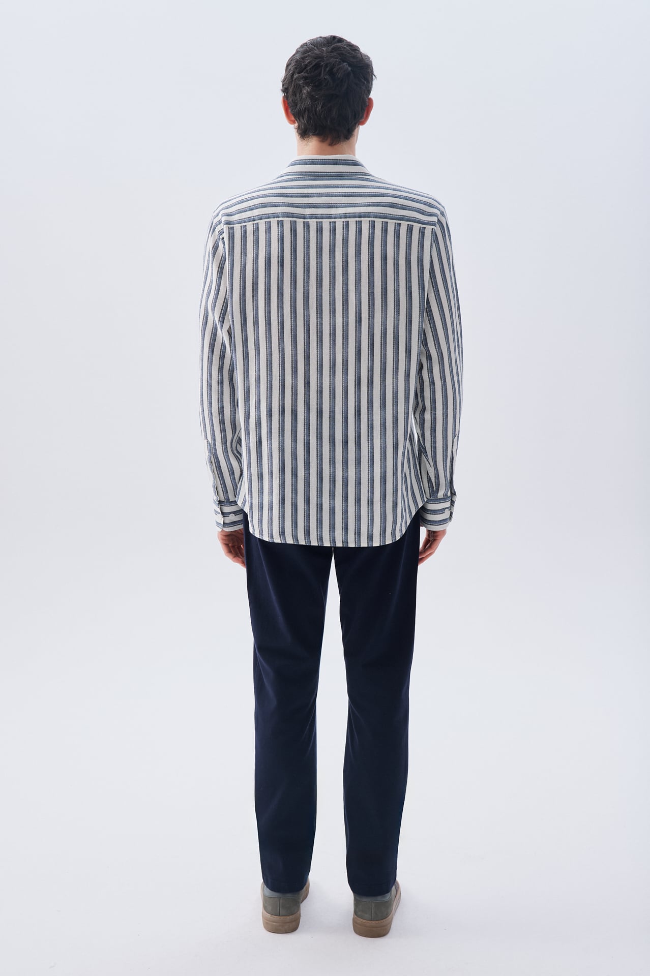 ÇİZGİLİ REGULAR FIT UZUN KOLLU GÖMLEK