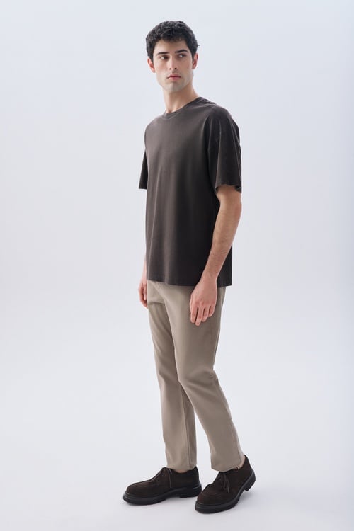 SLIM STRAIGHT FIT PANTOLON