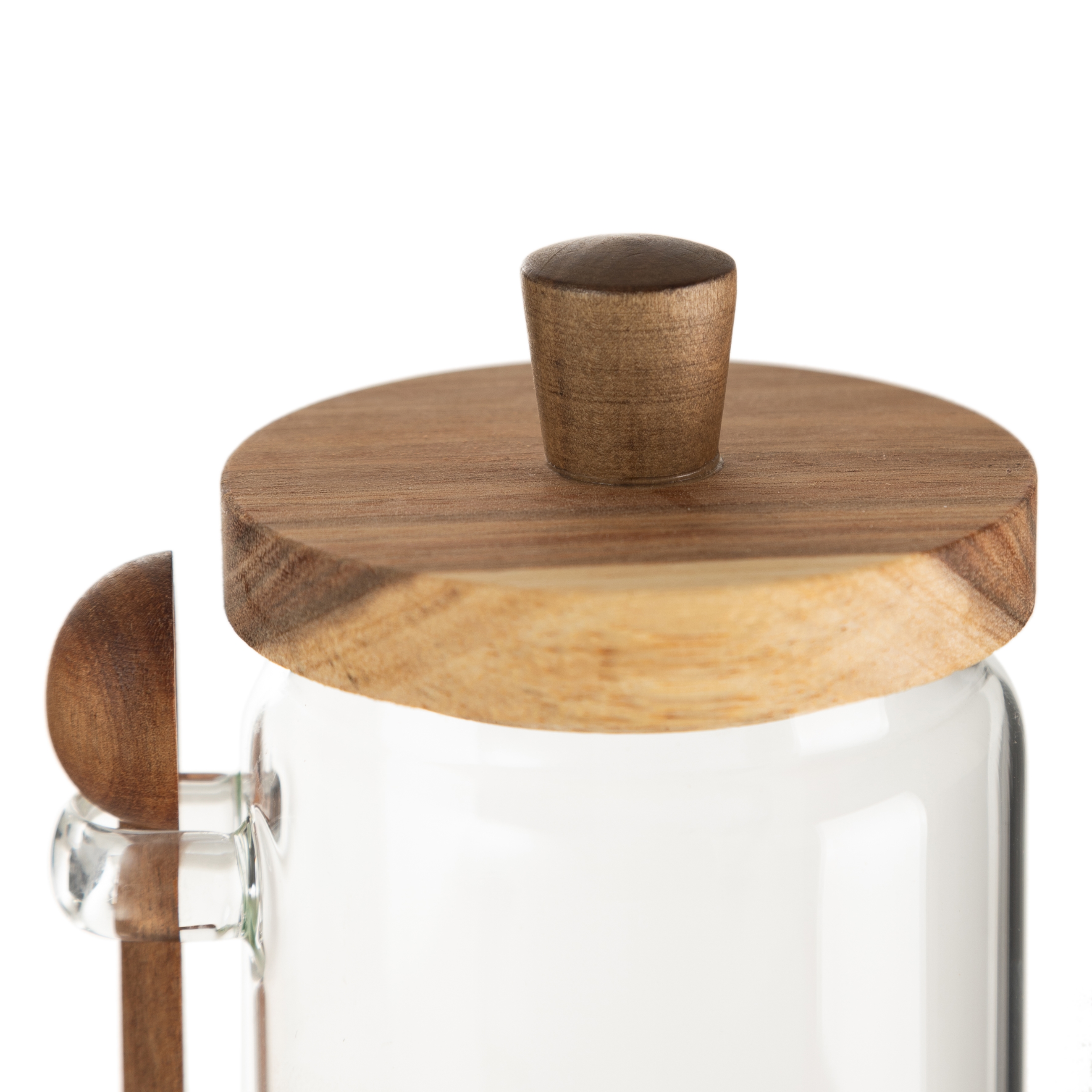 CAM KAVANOZ AKASYA KAPAK&KAŞIK 900 ML