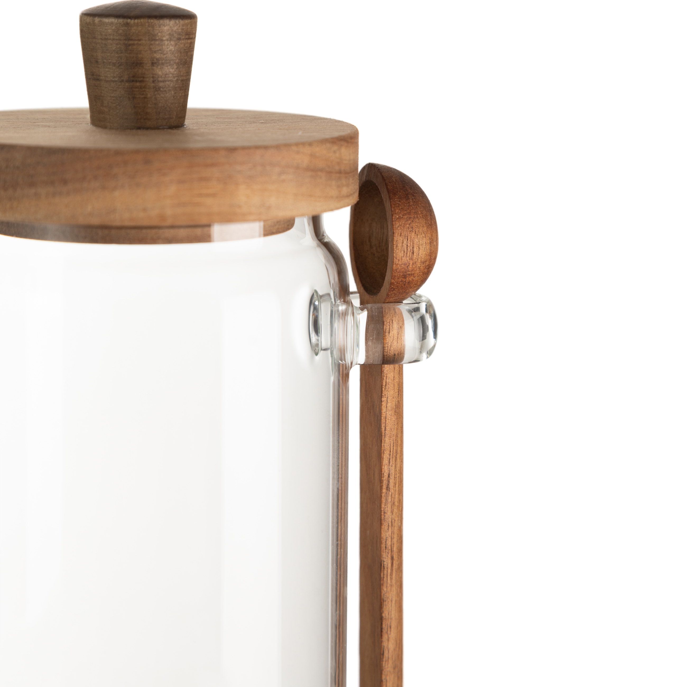 CAM KAVANOZ AKASYA KAPAK&KAŞIK 900 ML