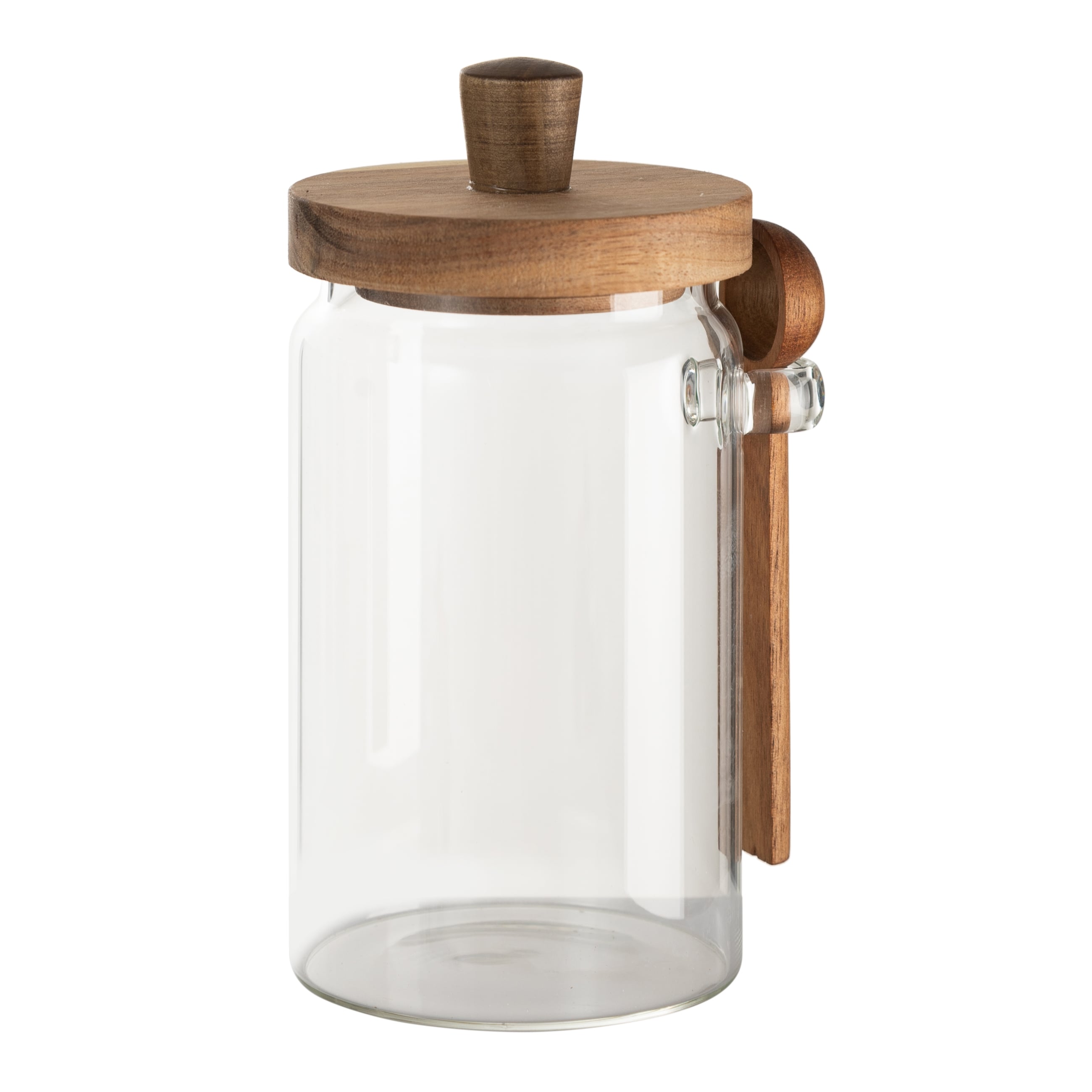 CAM KAVANOZ AKASYA KAPAK&KAŞIK 900 ML