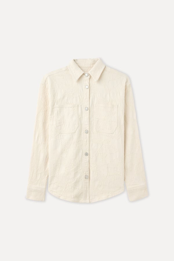 JAKARLI OVERSIZE GÖMLEK CEKET