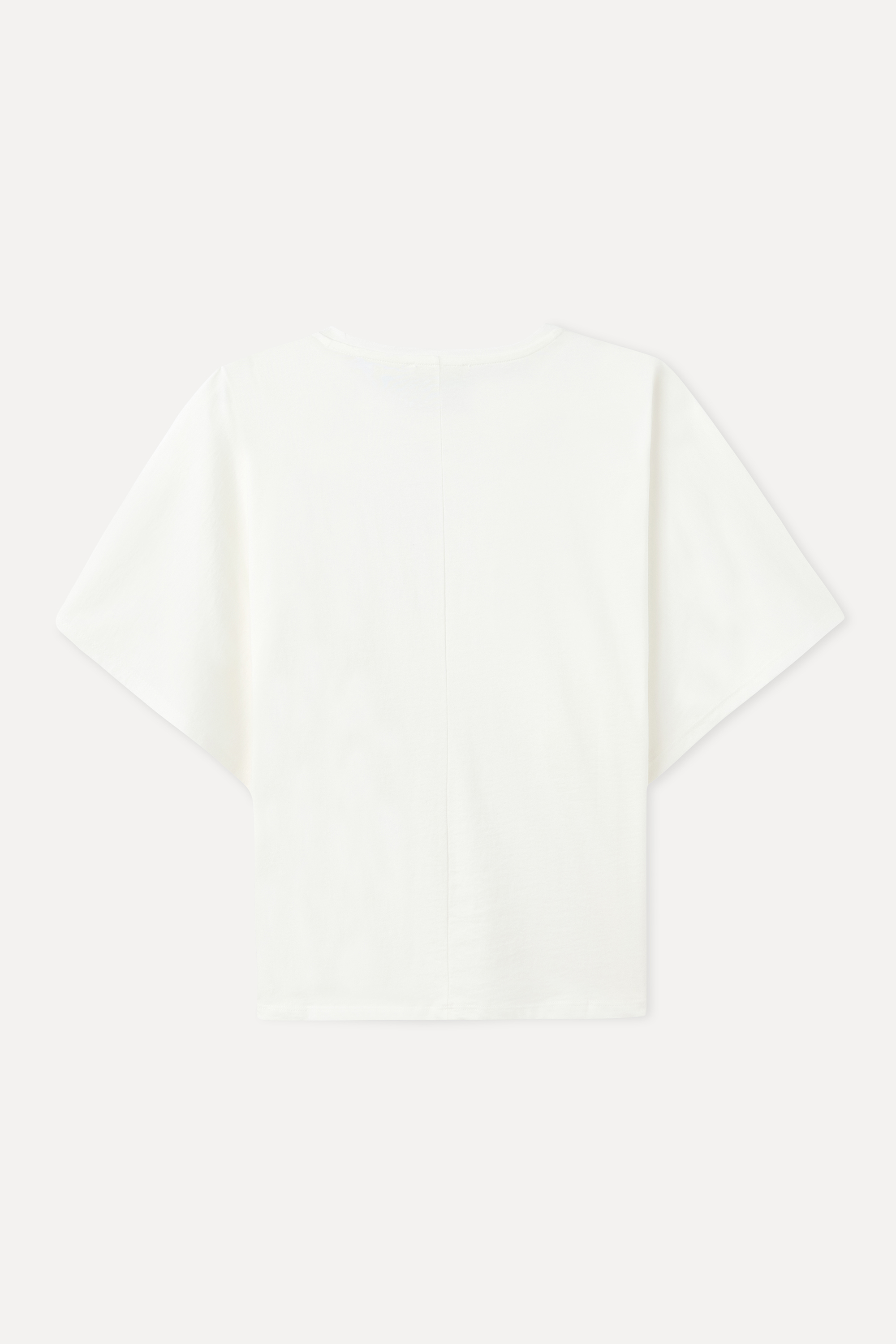 OVERSIZE DÜŞÜK KOL BİSİKLET YAKA T-SHIRT