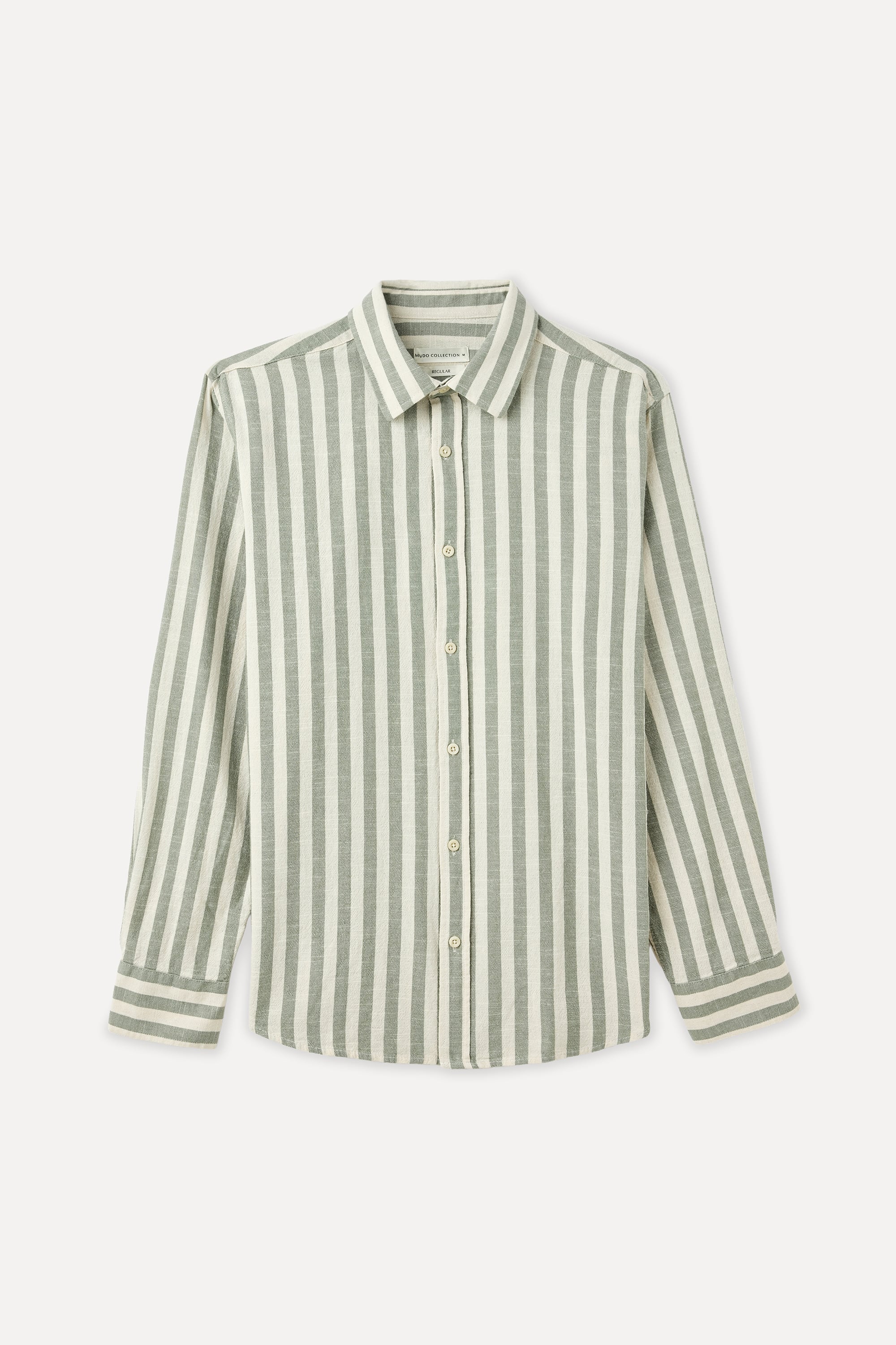 ÇİZGİLİ REGULAR FIT UZUN KOLLU GÖMLEK