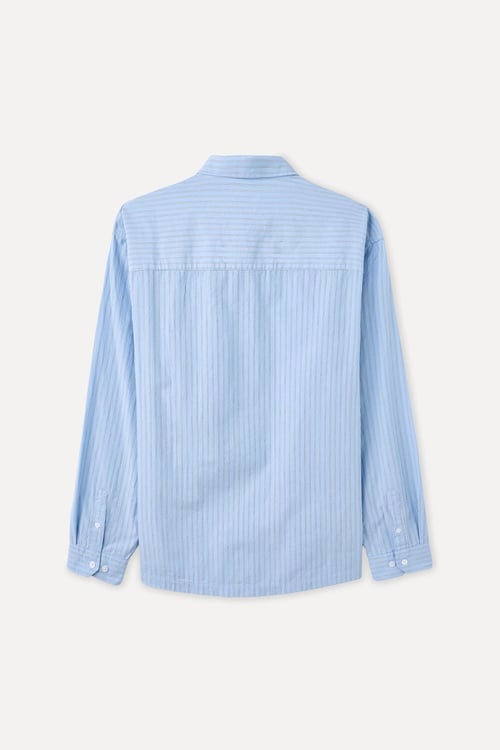 ÇİZGİLİ COMFORT FIT UZUN KOLLU GÖMLEK