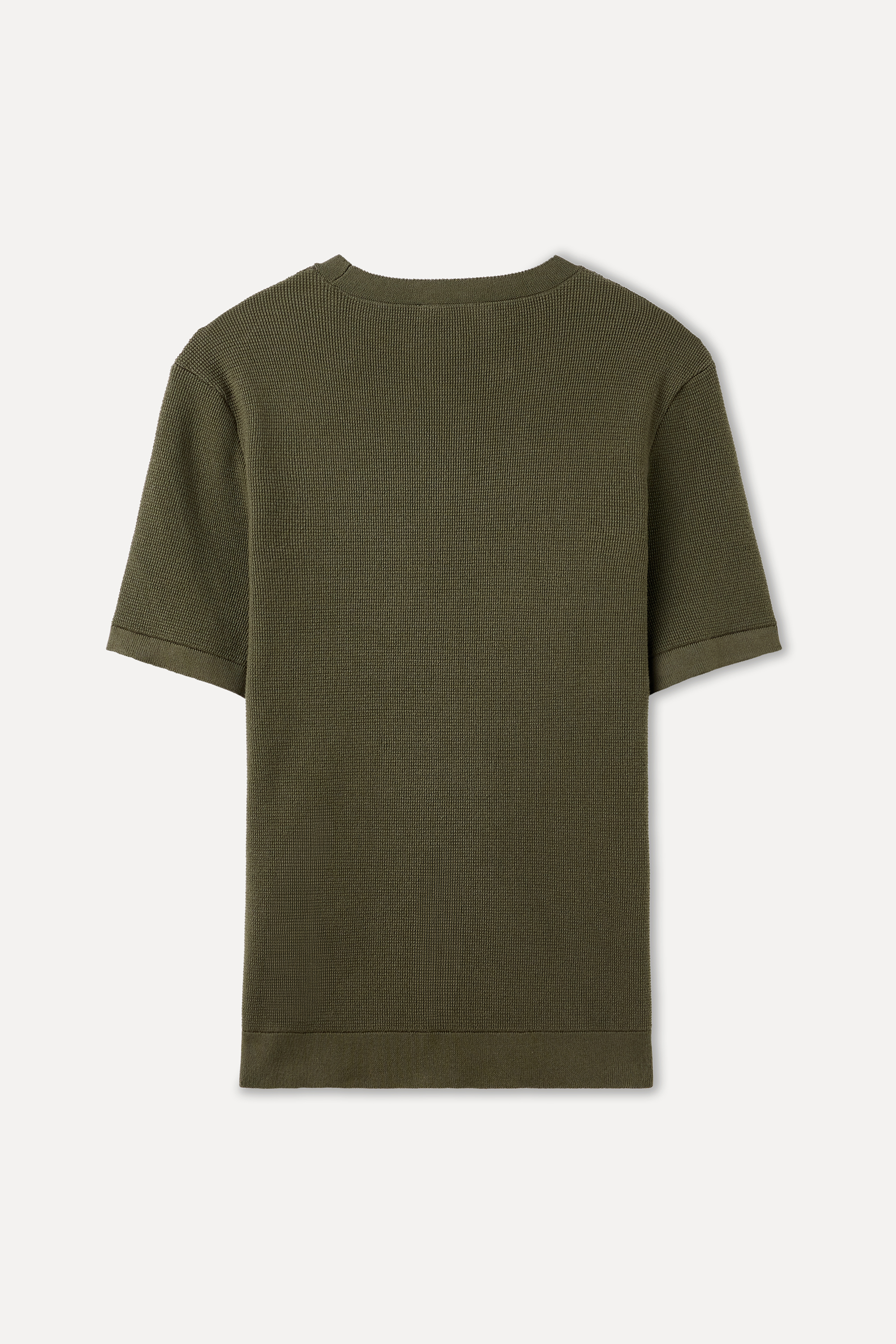 TEKSTÜRLÜ BİSİKLET YAKA KAZAK