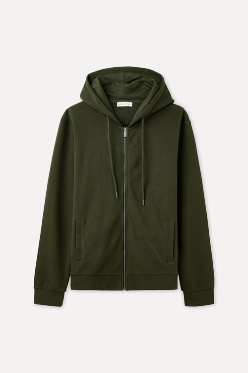  COMFORT FIT FERMUARLI KAPÜŞONLU SWEATSHIRT