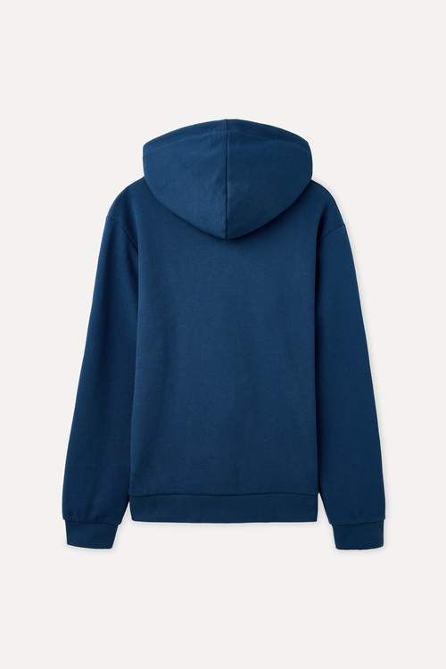 COMFORT FIT FERMUARLI KAPÜŞONLU SWEATSHIRT