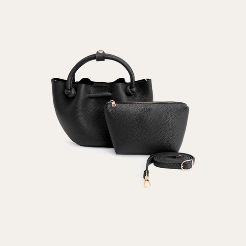 DERİ GÖRÜNÜMLÜ BÜZGÜLÜ KOL ÇANTASI