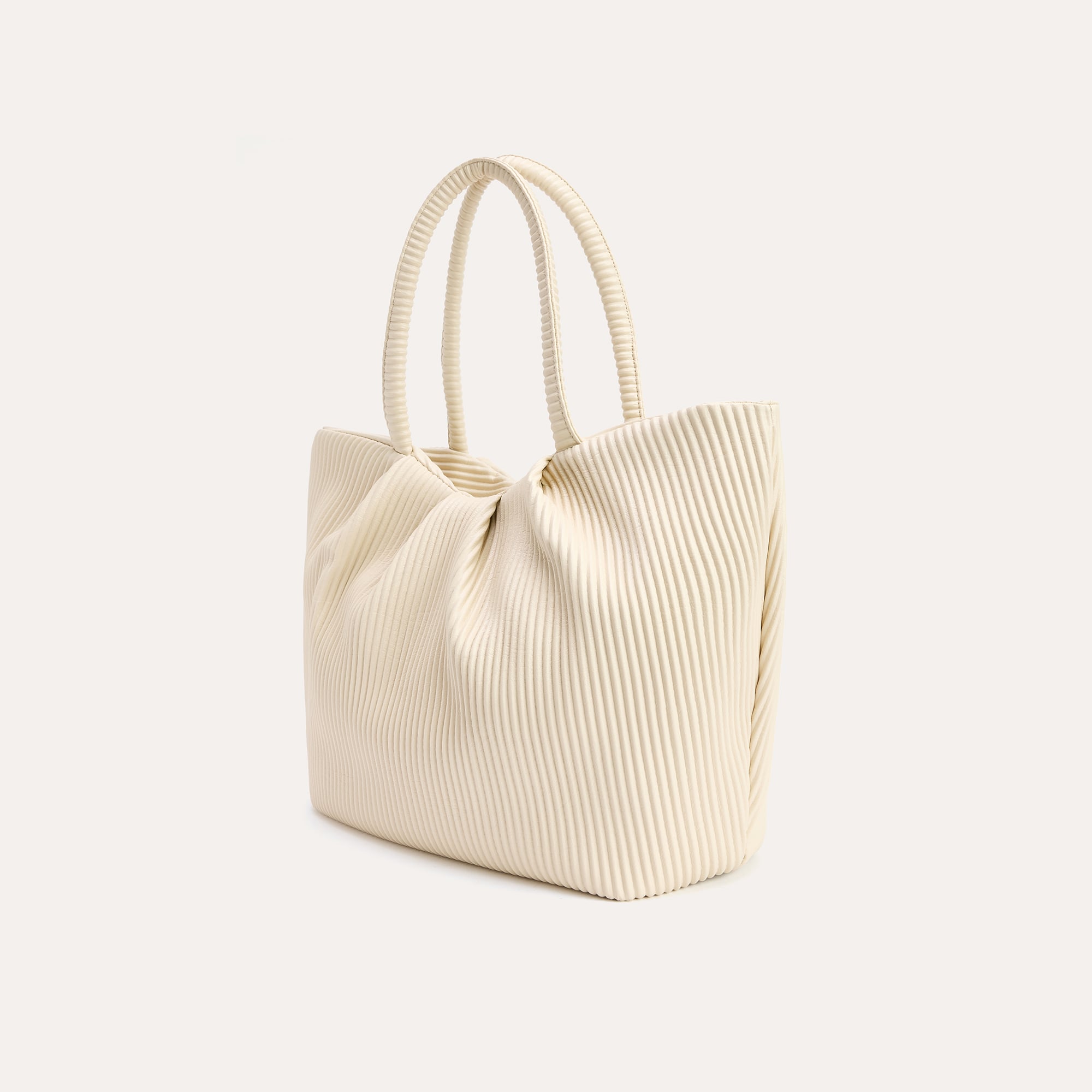 FİTİLLİ DERİ GÖRÜNÜMLÜ EL ÇANTASI