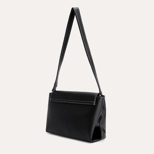 DERİ GÖRÜNÜMLÜ KEMERLİ OMUZ ÇANTASI