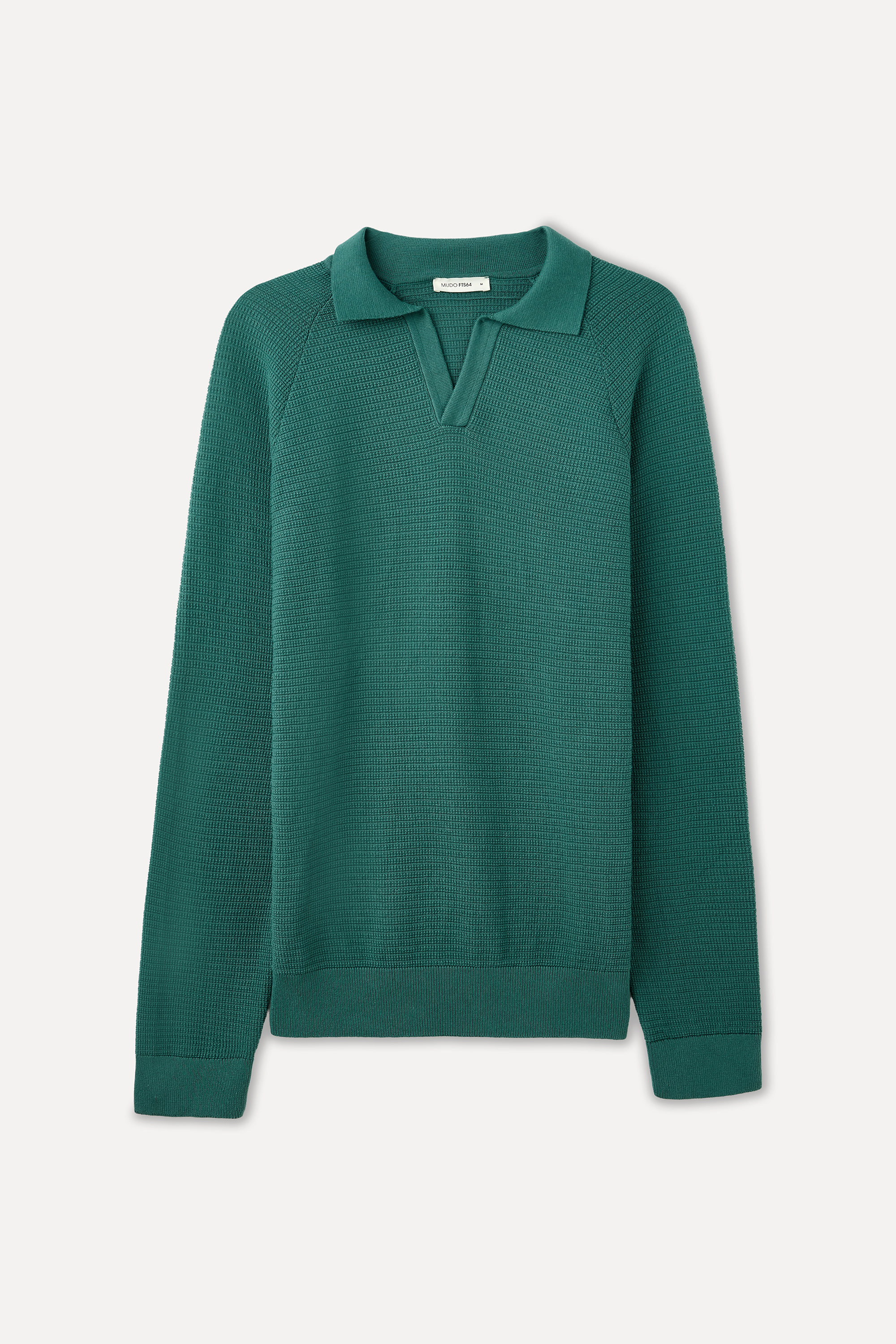 TEKSTÜRLÜ POLO YAKA KAZAK