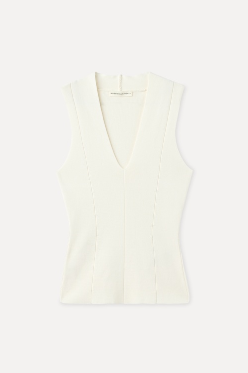 FITTED V YAKA KOLSUZ KAZAK