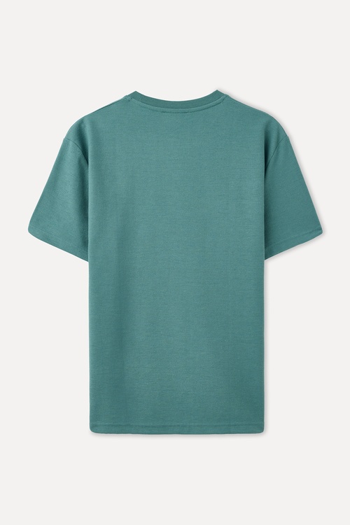  LOOSE FIT BİSİKLET YAKA T-SHIRT