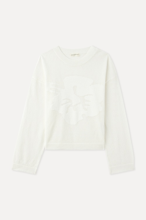 JAKARLI LOOSE FIT BİSİKLET YAKA KAZAK