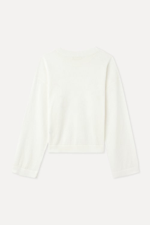  JAKARLI LOOSE FIT BİSİKLET YAKA KAZAK