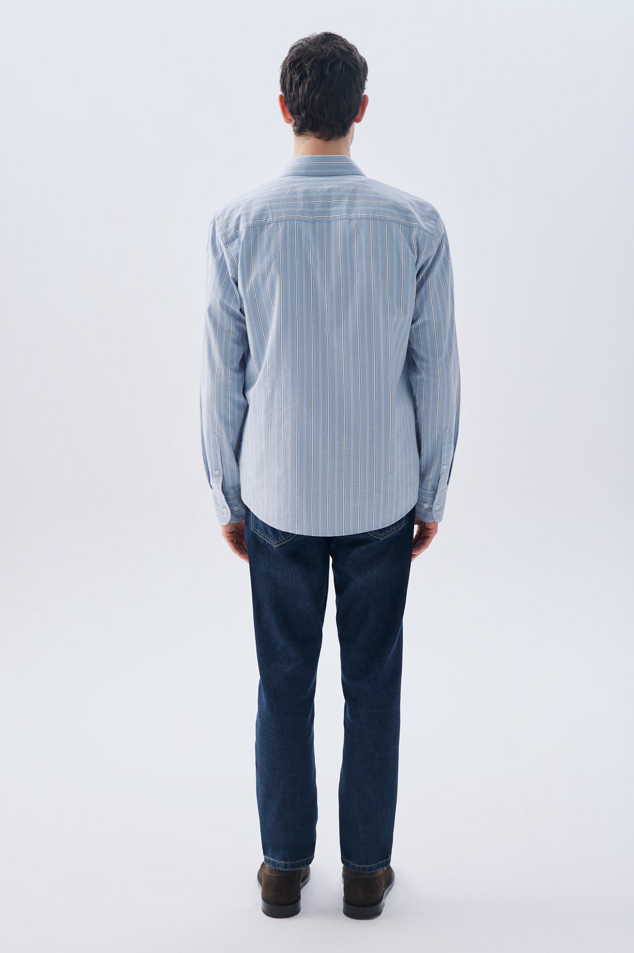 ÇİZGİLİ REGULAR FIT UZUN KOLLU GÖMLEK