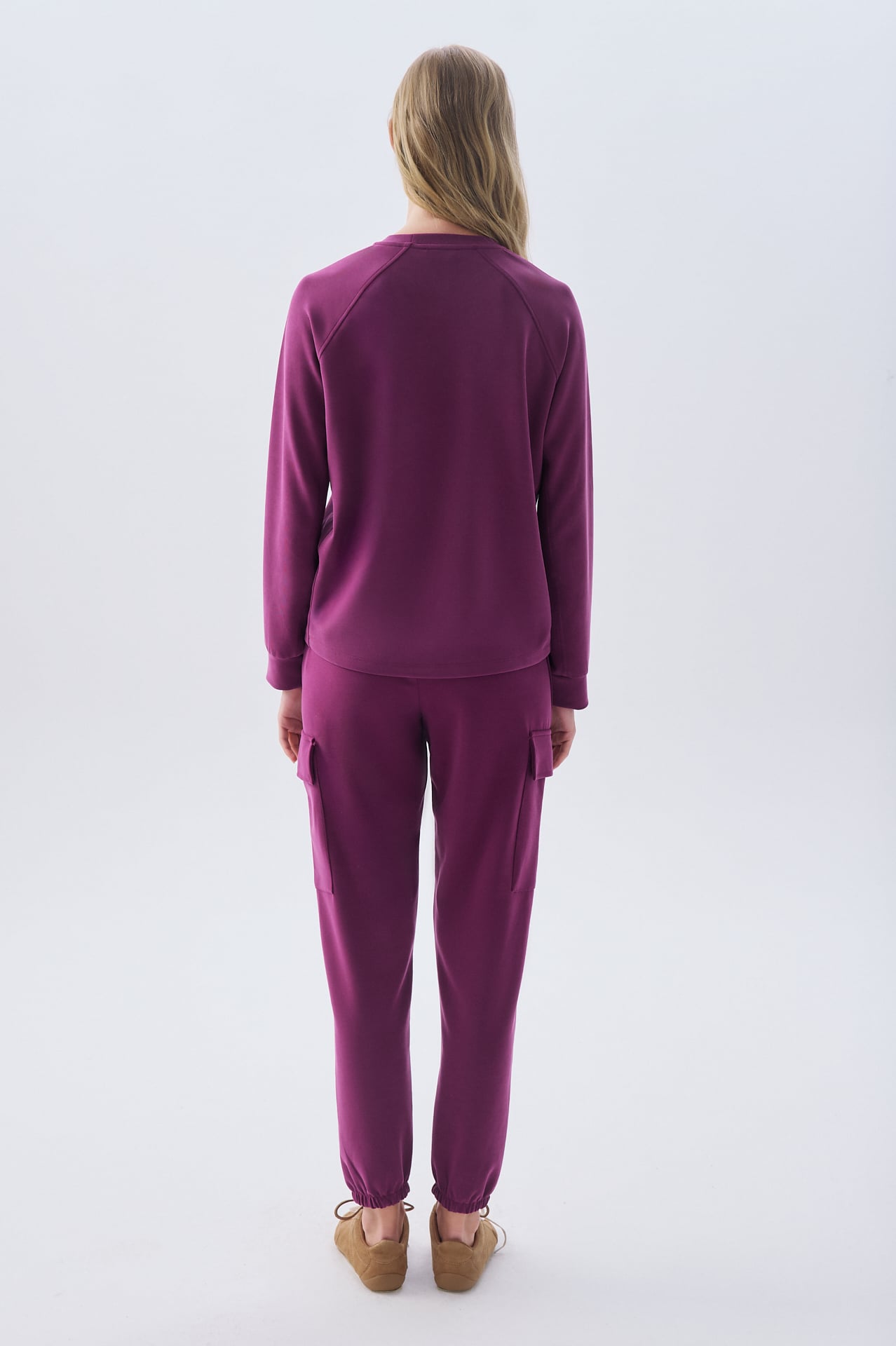 MODAL KARIŞIMLI BİSİKLET YAKA SWEATSHIRT