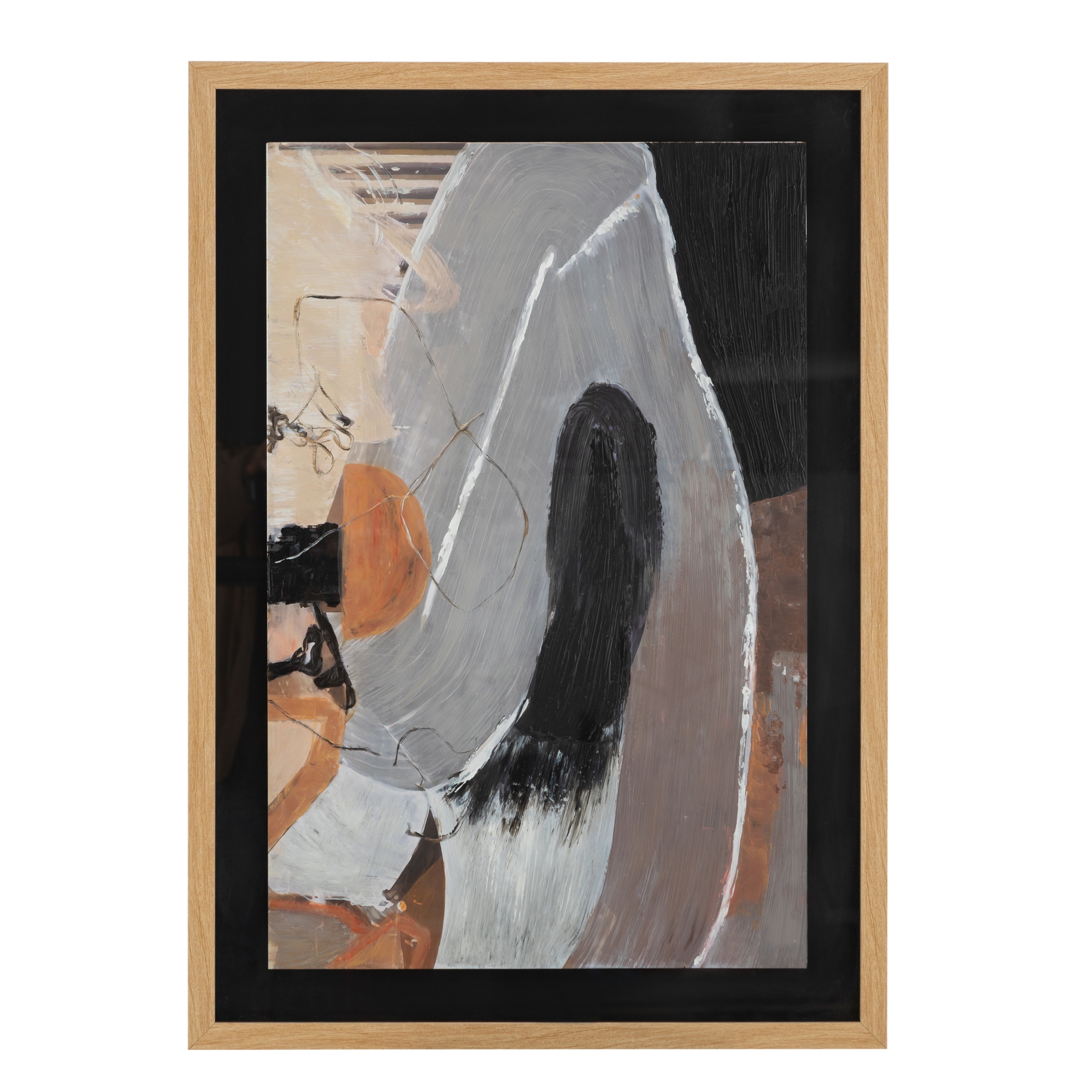 ASTRATO ÇERÇEVELİ CAM TABLO 73X103CM