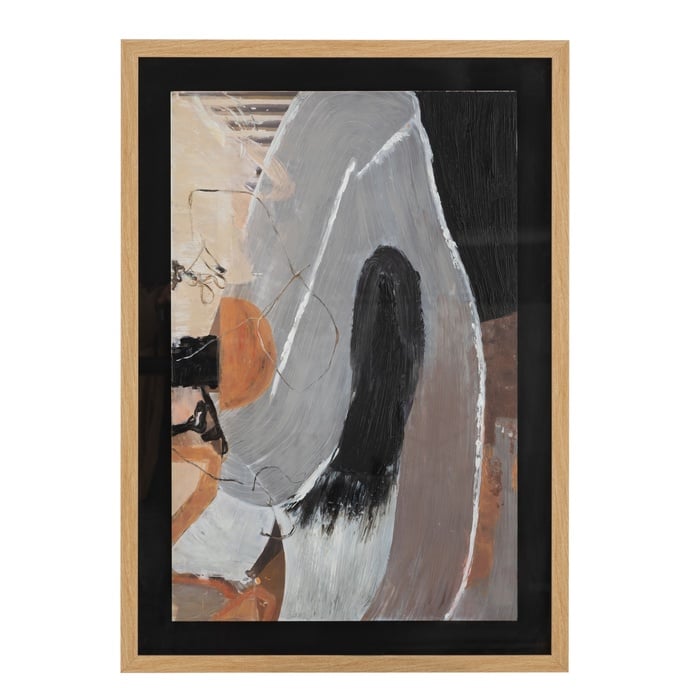 ASTRATO ÇERÇEVELİ CAM TABLO 73X103CM