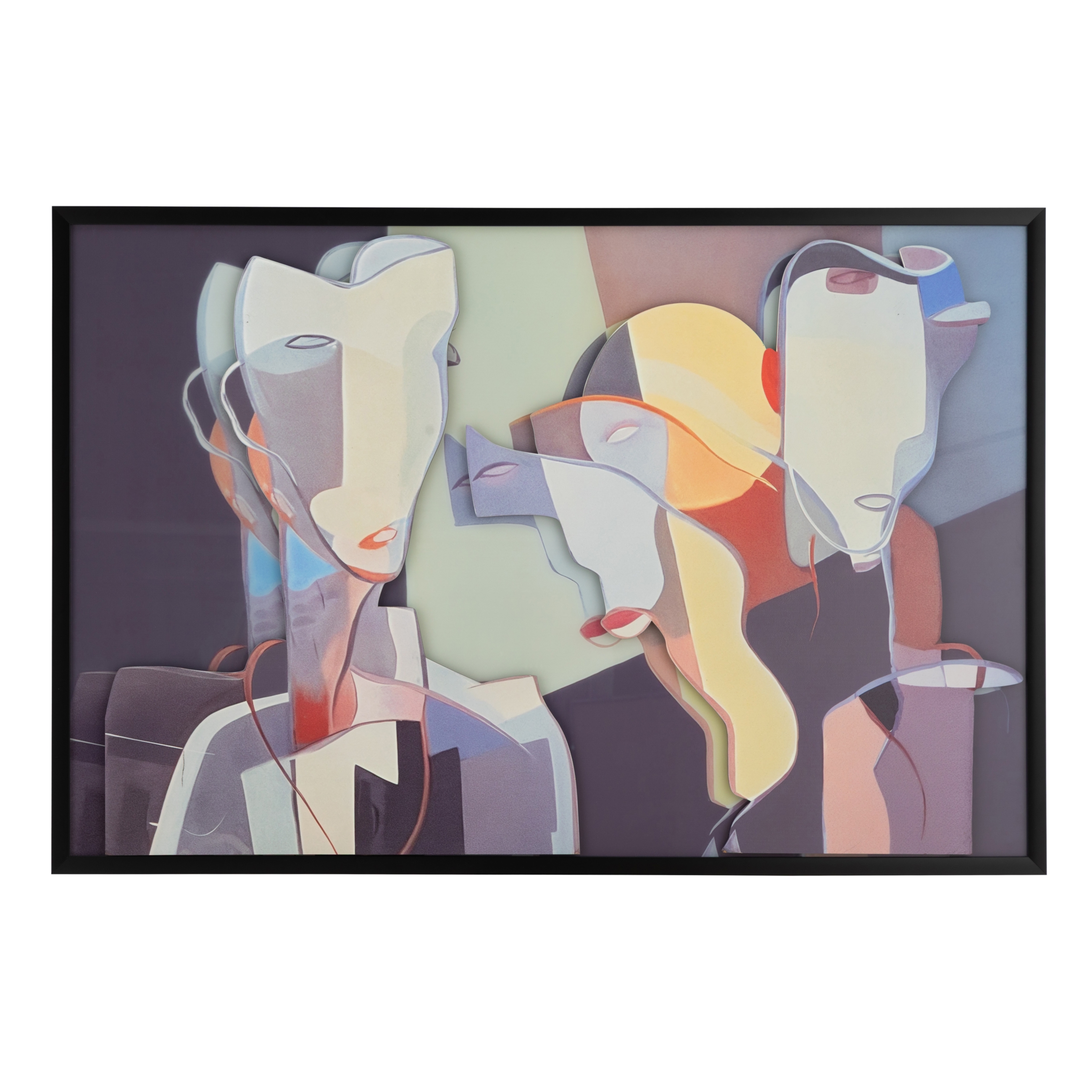 VIBRANT HUMANS ÇERÇEVELİ TABLO 100X150 CM