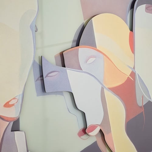 VIBRANT HUMANS ÇERÇEVELİ TABLO 100X150 CM