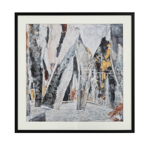 PERIO ÇERÇEVELİ CAM TABLO 80X80CM