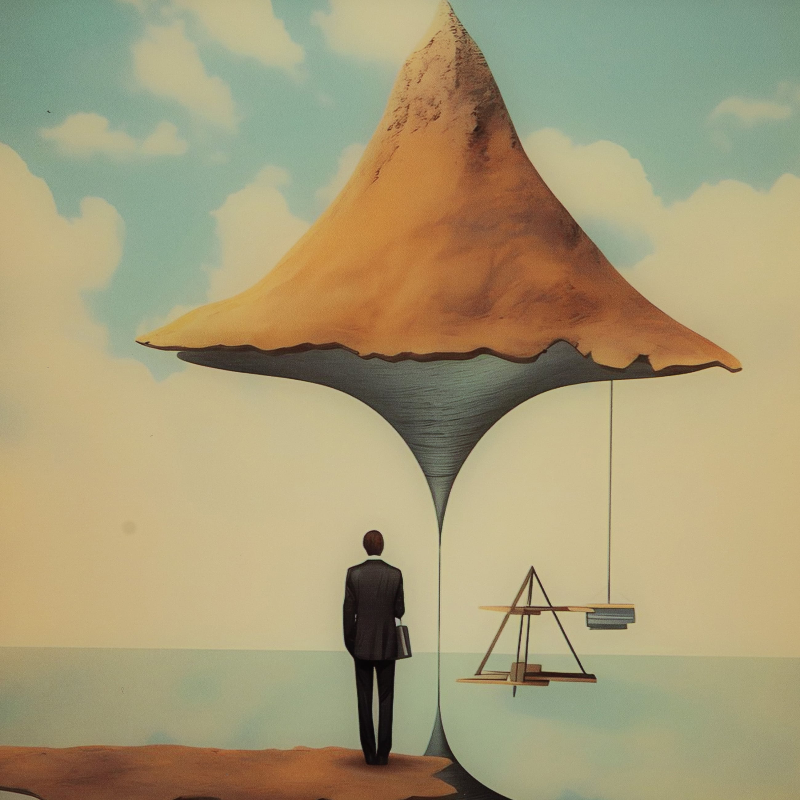 AETHER ÇERÇEVELİ CAM TABLO 60X60 CM