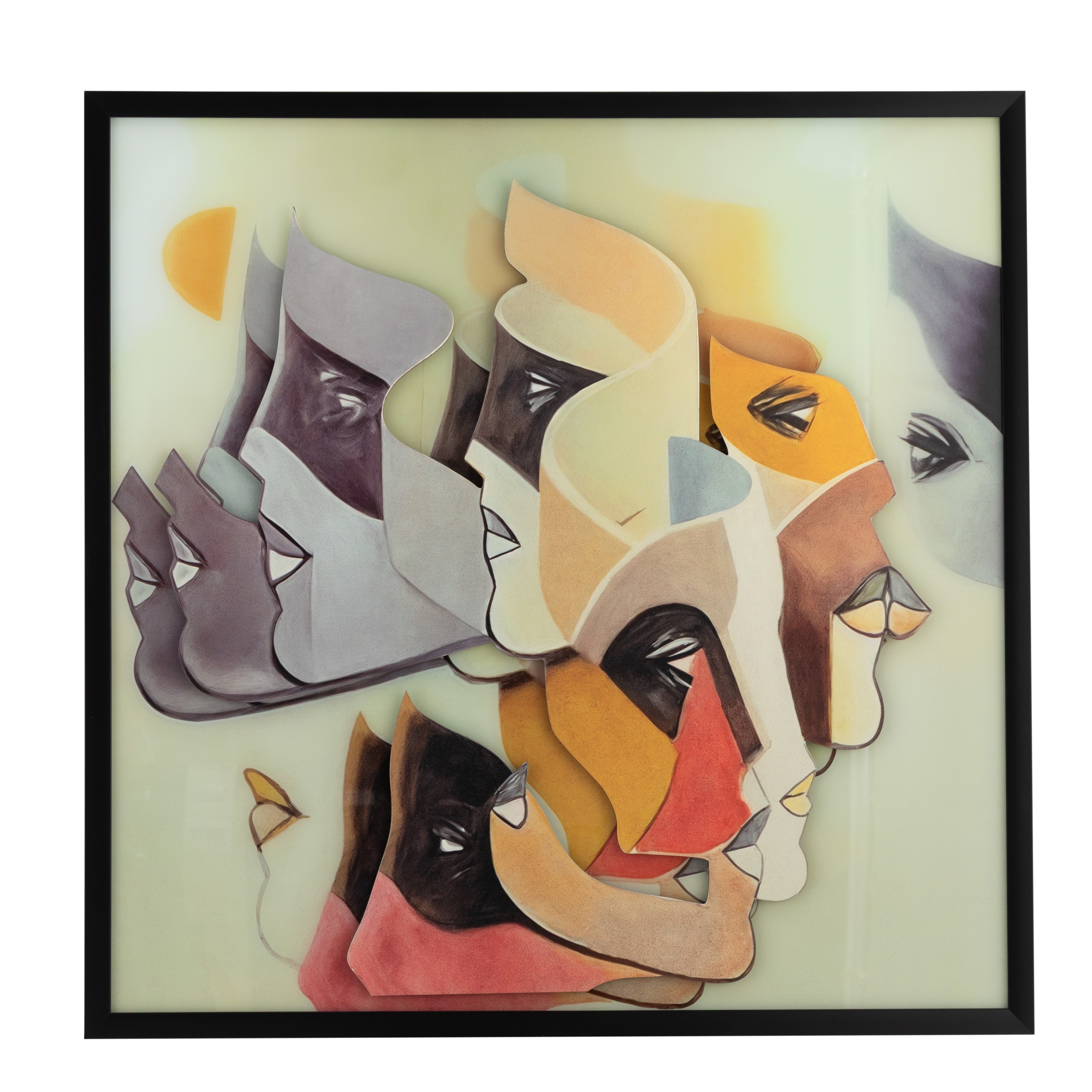 SPECTRUM ÇERÇEVELİ TABLO 100X100 CM