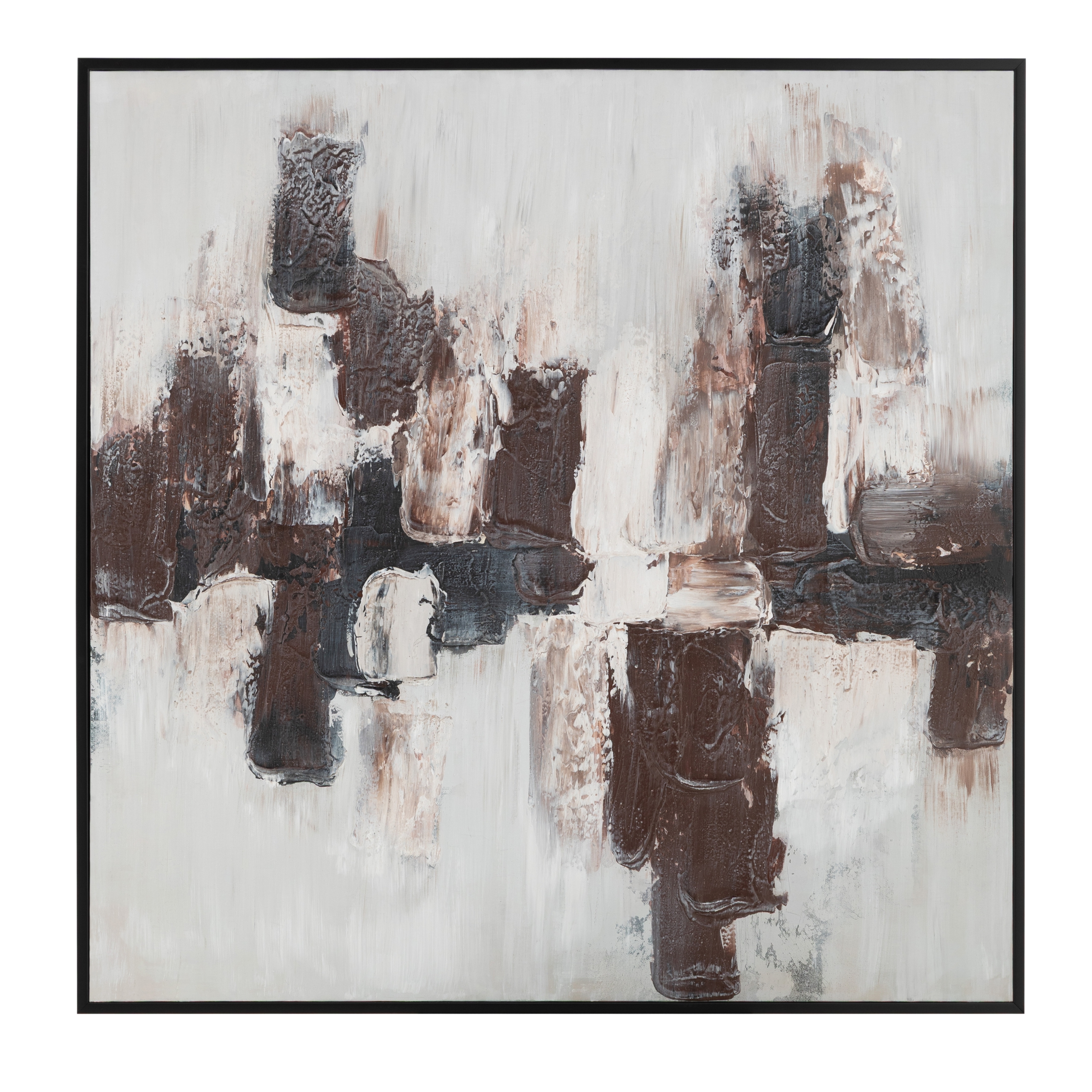 PULSE ÇERÇEVELİ YAĞLIBOYA TABLO 100X100 CM