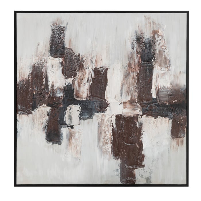 PULSE ÇERÇEVELİ YAĞLIBOYA TABLO 100X100 CM