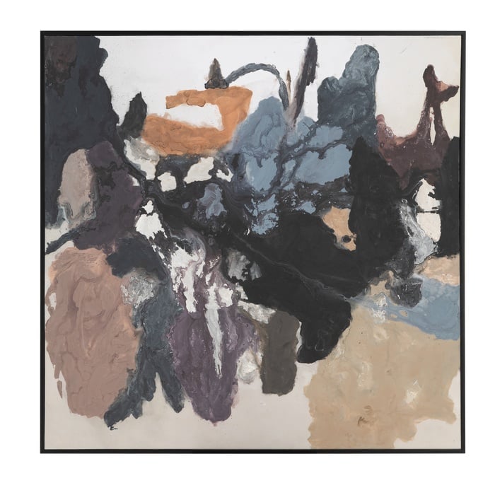 LUMORA ÇERÇEVELİ YAĞLIBOYA TABLO 120X120 CM