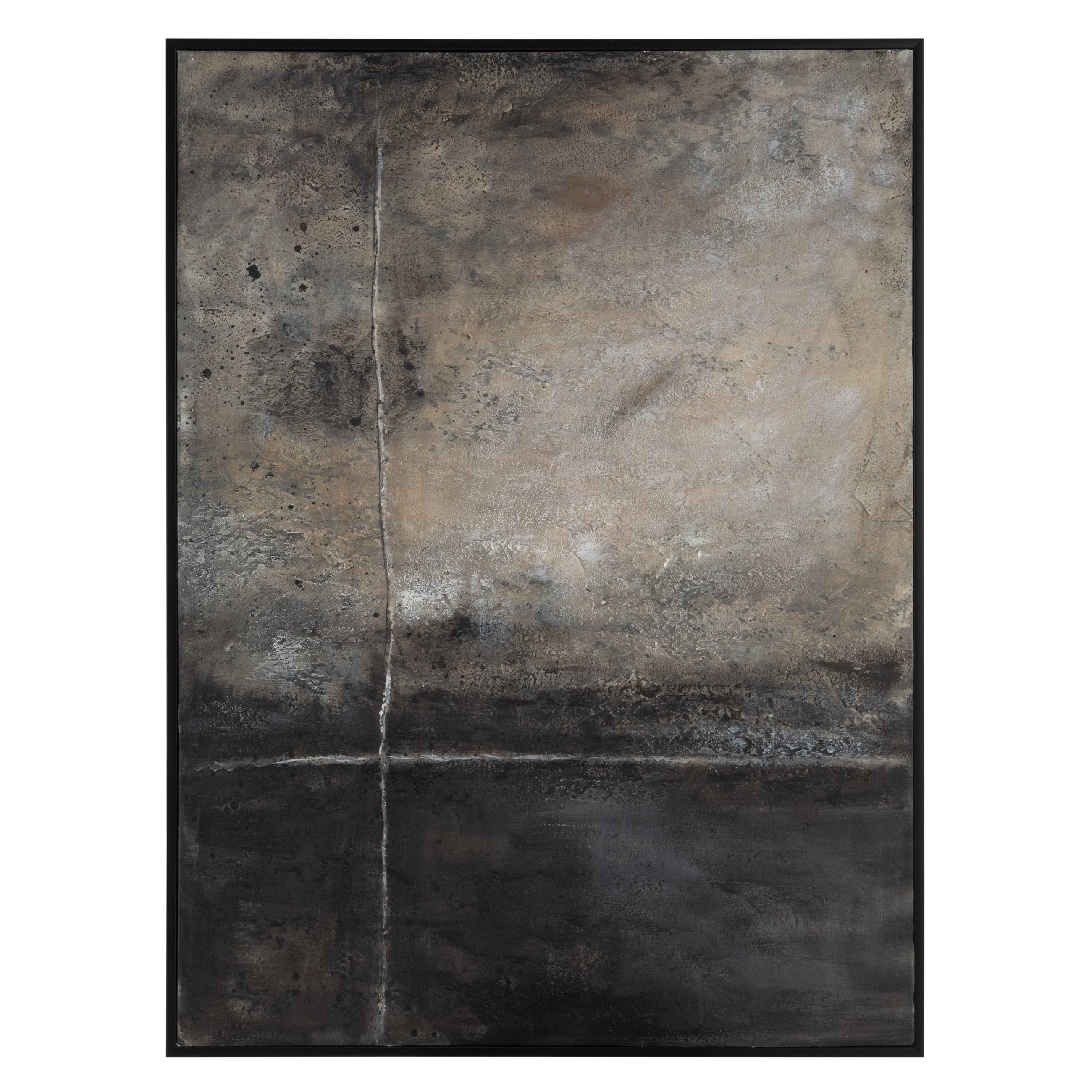 OBSIDIAN ÇERÇEVELİ YAĞLIBOYA TABLO 90X120 CM
