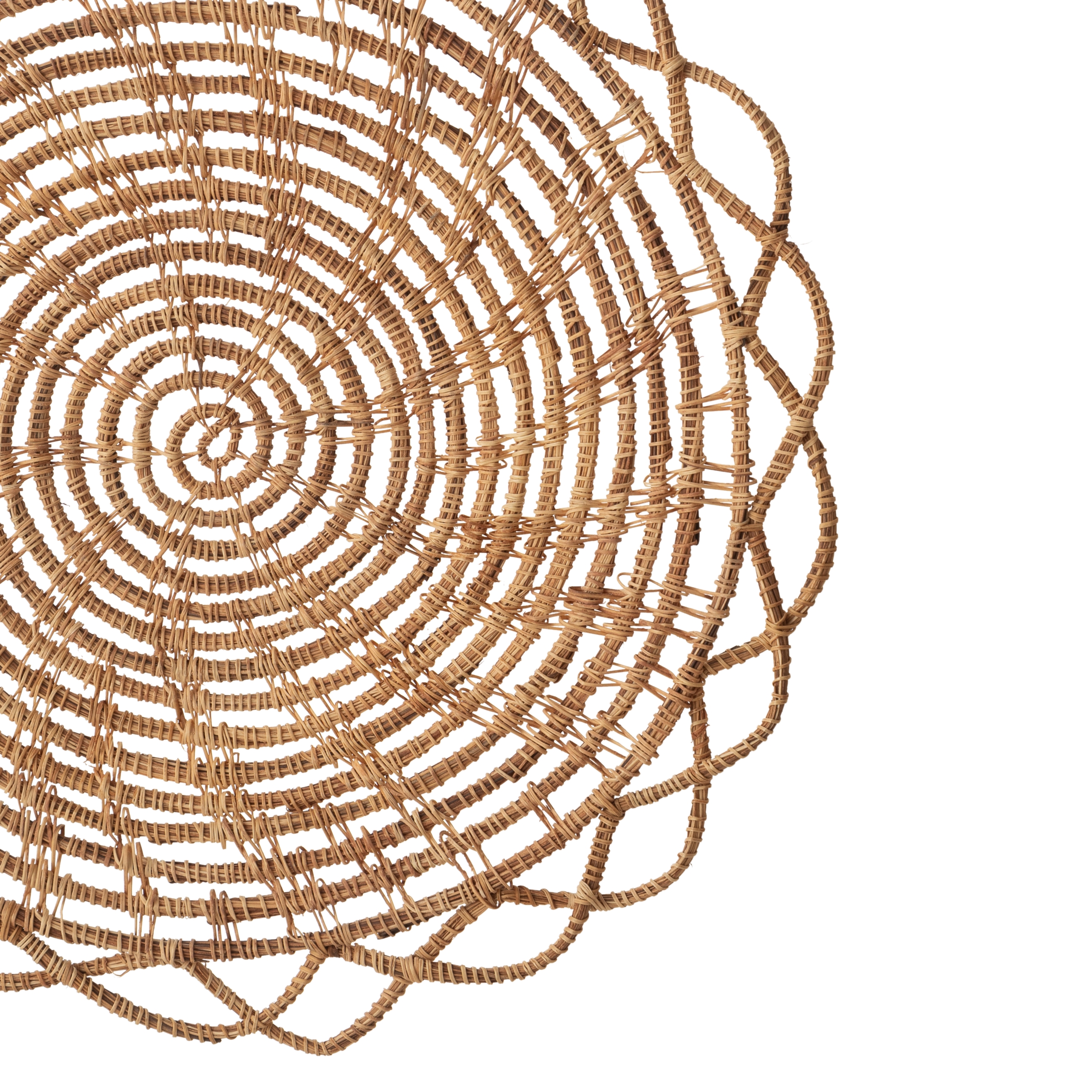 PALM ROOT YUVARLAK AMERİKAN SERVİSİ 35CM