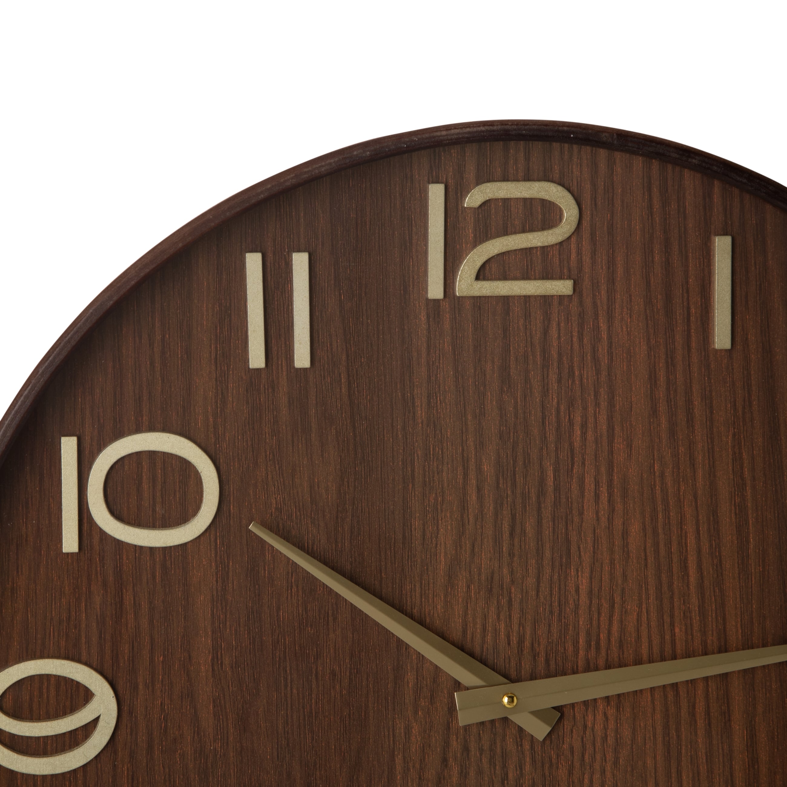 DARK WOOD DUVAR SAATİ 50CM