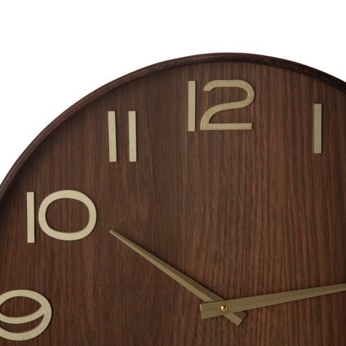 DARK WOOD DUVAR SAATİ 50CM