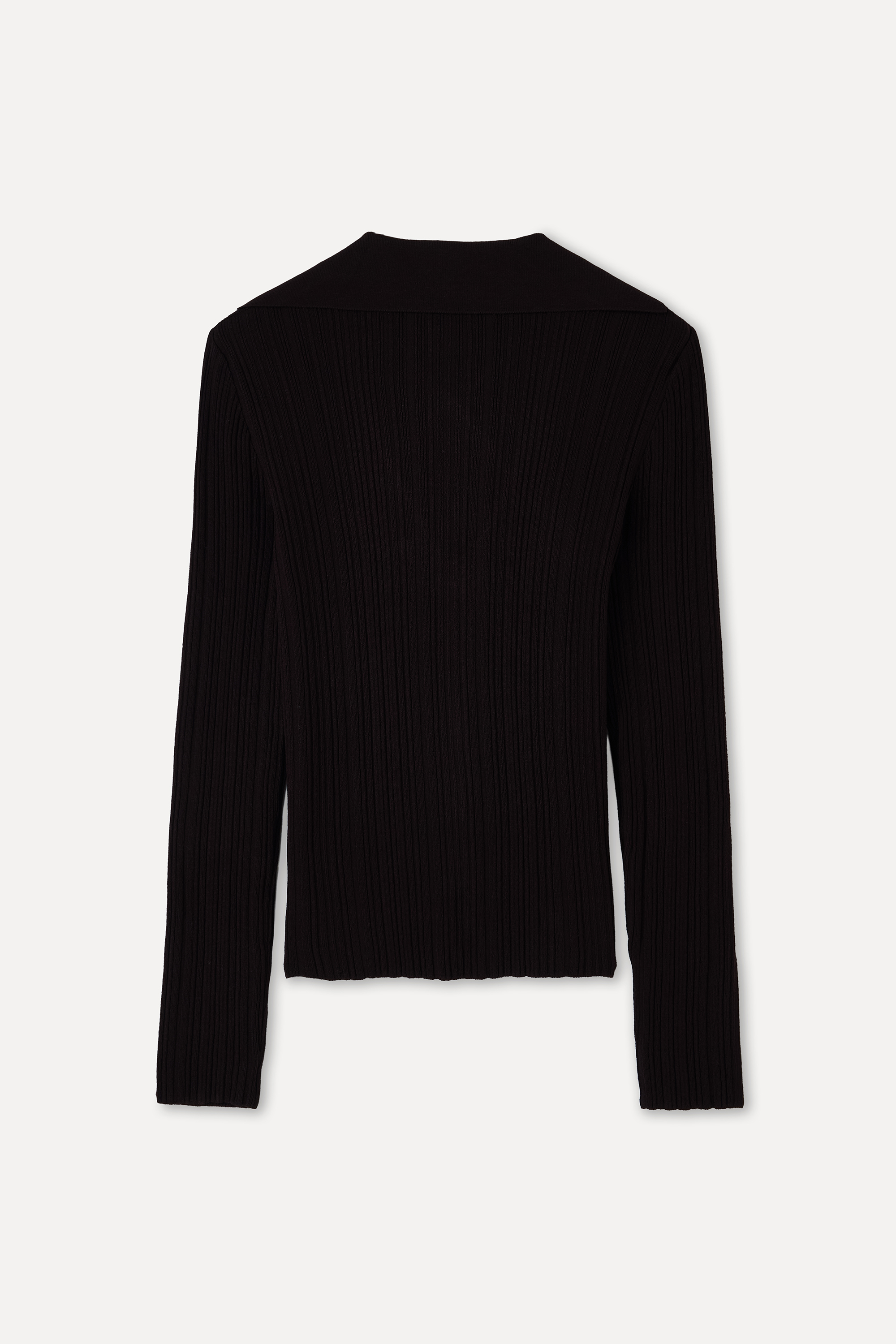 FITTED POLO YAKA FERMUARLI KAZAK