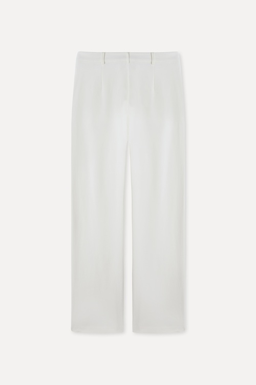 WIDE LEG PİLELİ PANTOLON