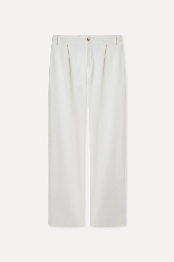 WIDE LEG PİLELİ PANTOLON