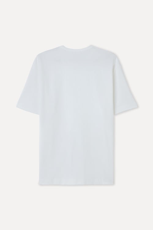  COMFORT FIT BİSİKLET YAKA T-SHIRT