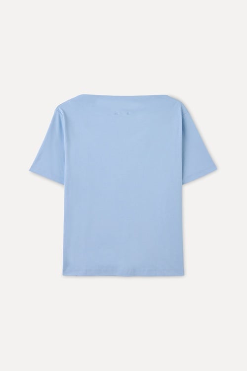  LOOSE FIT KAYIK YAKA T-SHIRT