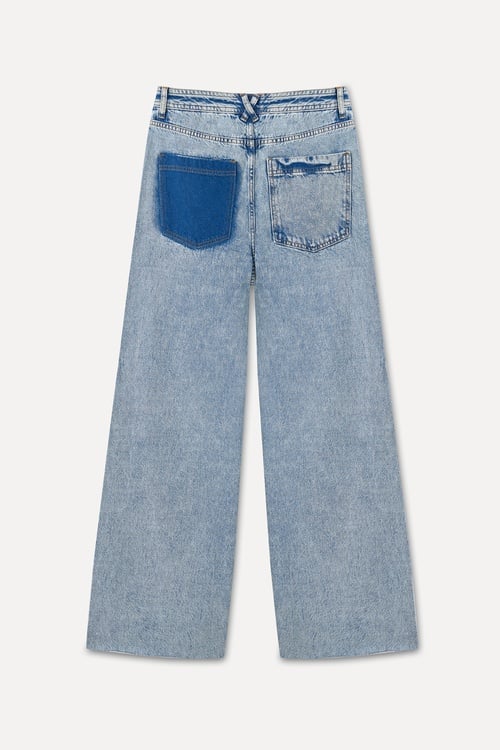  WIDE LEG JEAN PANTOLON