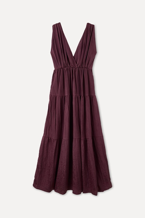 KOLSUZ KLOŞ MİDİ ELBİSE