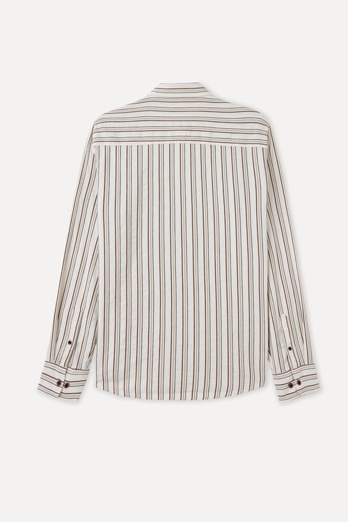  ÇİZGİLİ REGULAR FIT UZUN KOLLU GÖMLEK