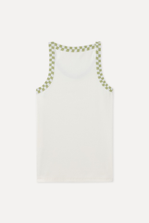  YAKA DETAYLI BİSİKLET YAKA ATLET