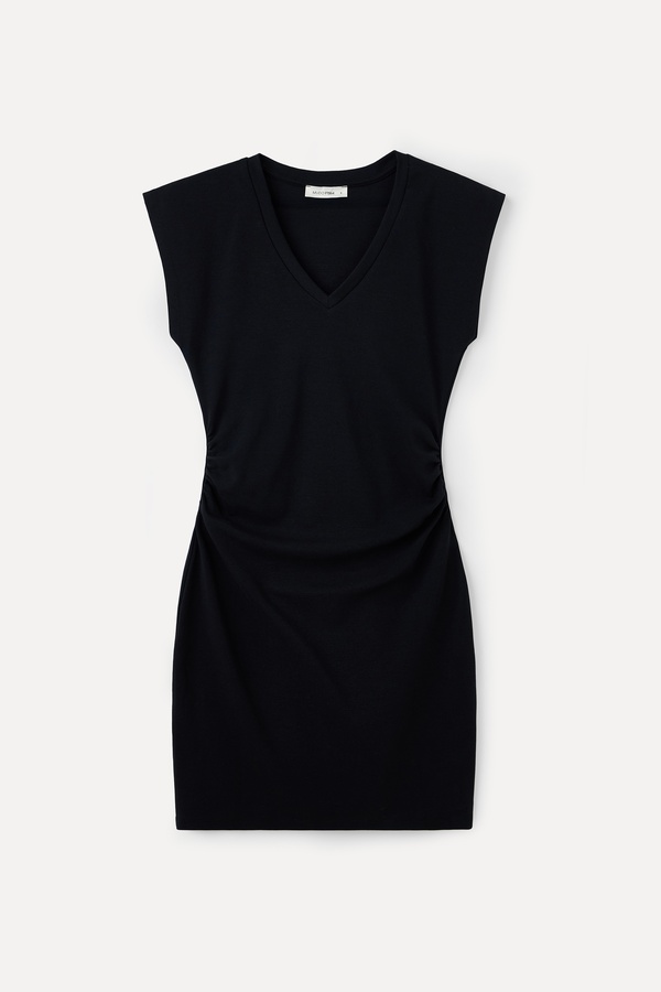 FITTED KOLSUZ MİNİ ELBİSE