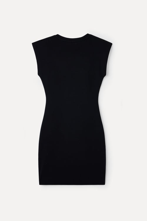  FITTED KOLSUZ MİNİ ELBİSE