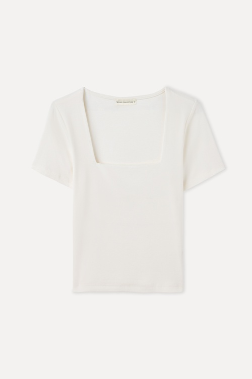 FITTED U YAKA T-SHIRT