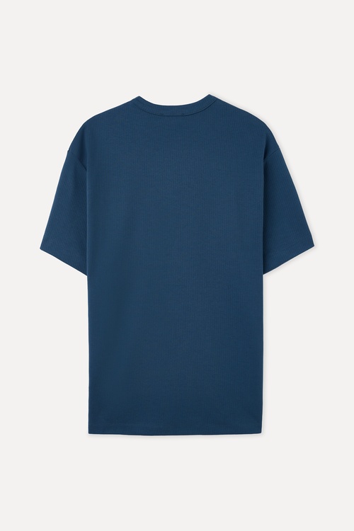  COMFORT FIT BİSİKLET YAKA T-SHIRT