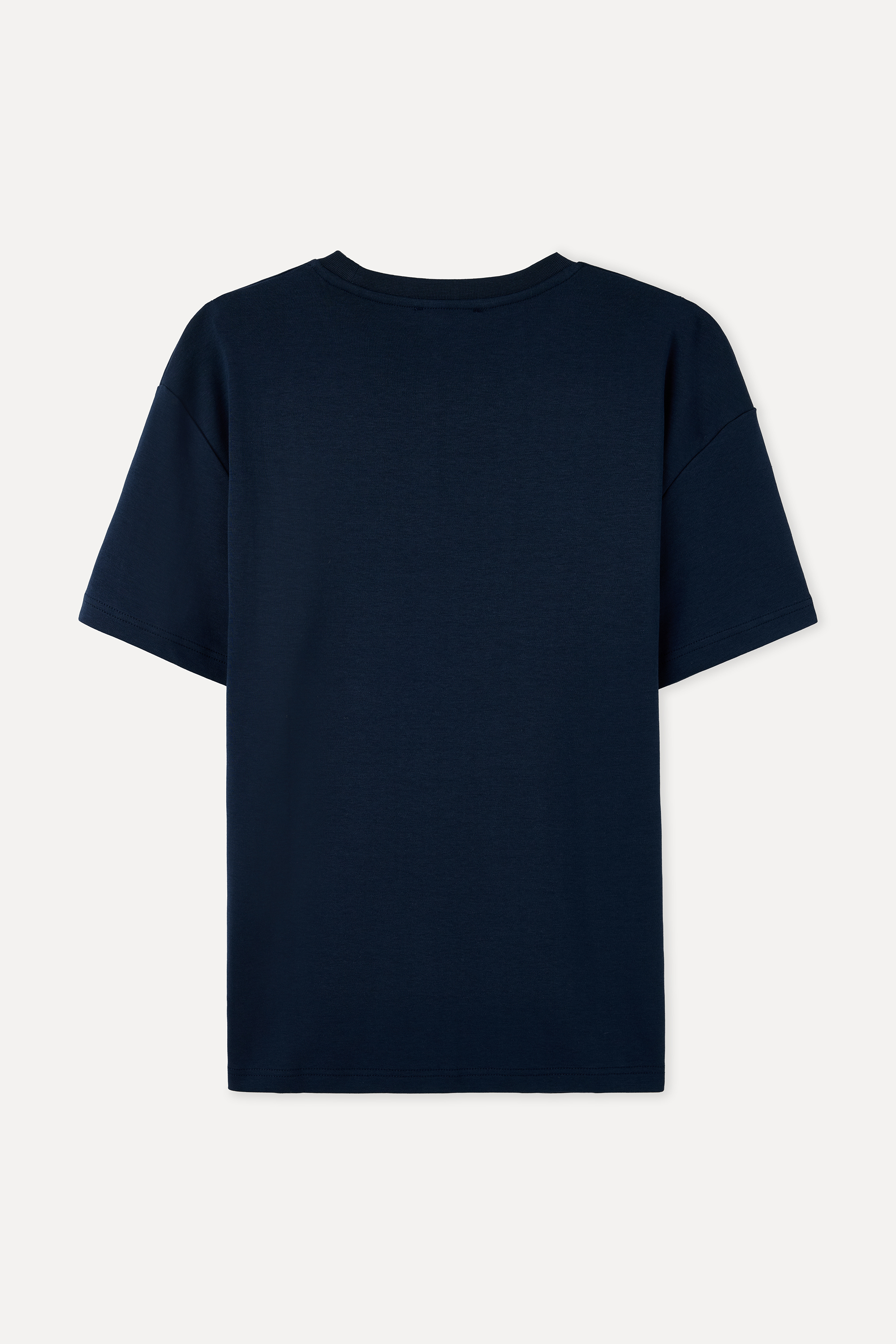 COMFORT FIT BİSİKLET YAKA T-SHIRT